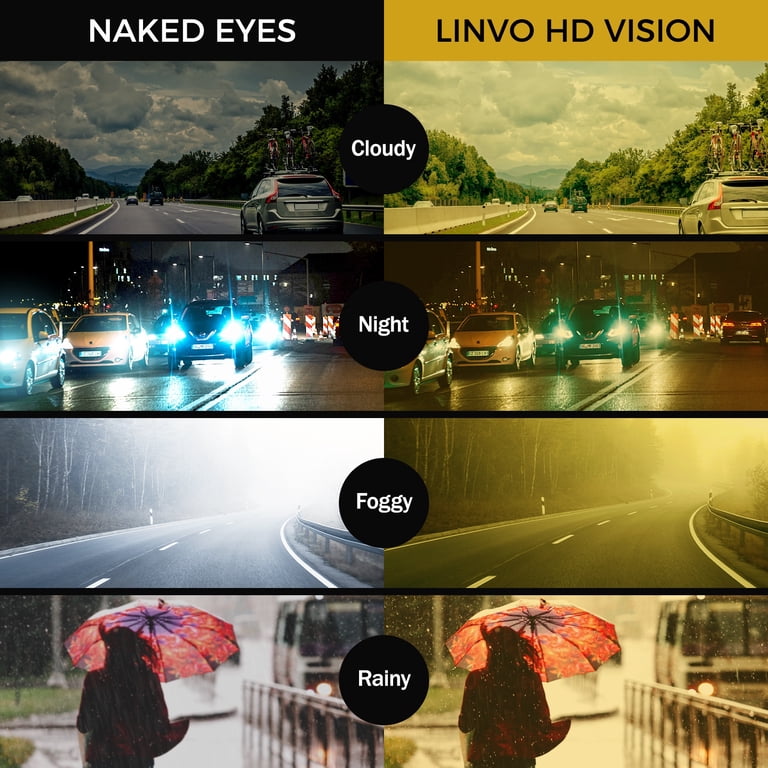 LINVO Classic Retro Night Vision Polarized Sunglasses photo 5