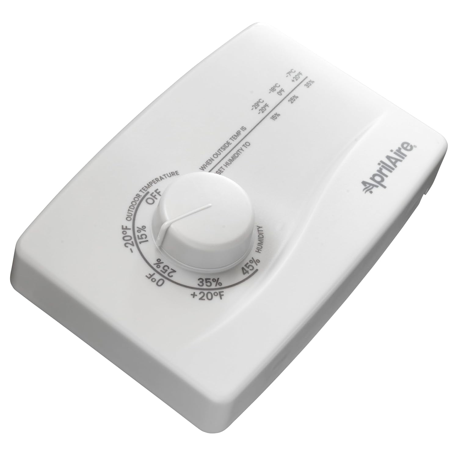 4655 Manual Whole-House Duct or Wall Mounted Humidifier Control Humidistat for Whole-House Humidifiers, Low Voltage 24VAC