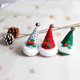 thumbnail image 3 of 3 pinzas para el pelo con forma de gorro navideño, horquillas navideñas, accesorios para el cabello de niñas., 3 of 7