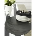 thumbnail image 3 of DII Black Round Pvc Doubleframe Placemat (Set of 6), 3 of 6
