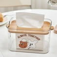 thumbnail image 3 of Acrylic Tissue Box Cover Tissue Holder for Bathroom, Kitchen, Home, 3 of 7