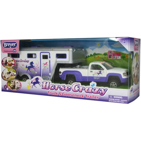 UPC 019756053697 product image for Breyer Stablemates Horse Crazy Truck and Trailer Vehicle (1:32 Scale) | upcitemdb.com