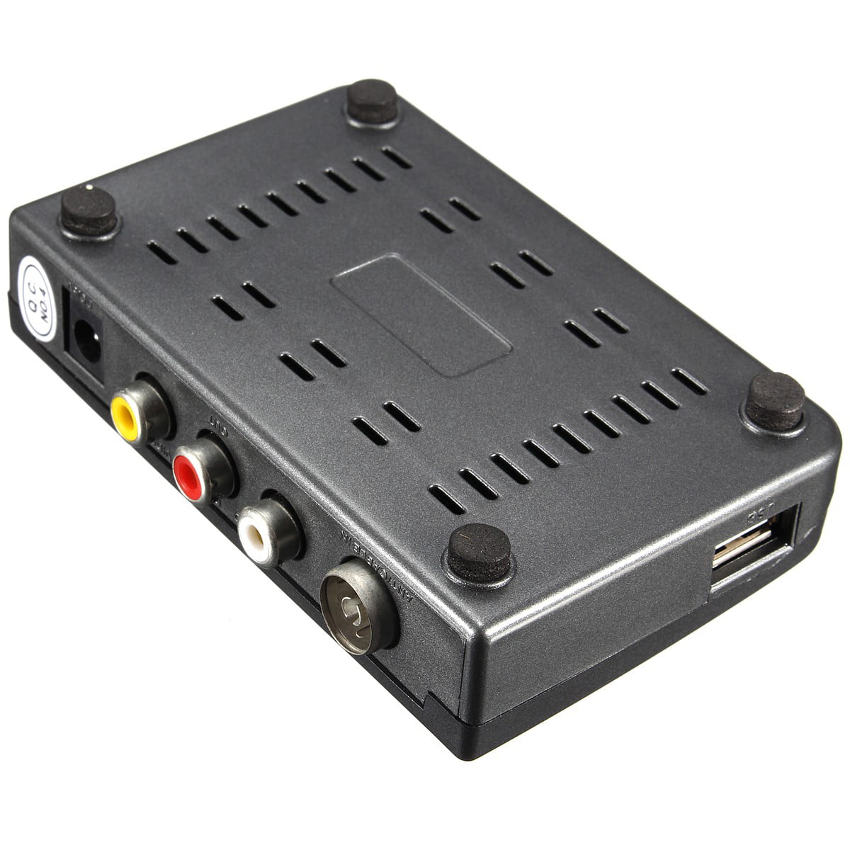 XuBa RF to AV Analog TV Receiver Converter Modulator Power Adapter USB with Video UK Plug 