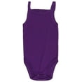 thumbnail image 2 of ToBeInStyle Girls' Pack of 4 Ultra-Soft Cotton Spaghetti Strap Baby Bodysuits w/ Ruffle Trim - Vibrant - 3 Years Old, 2 of 4