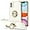 RN238-White, variant on iPhone 11 Case,Phone Cases for iPhone 11,Slim Fit Soft 360° Ring Holder Kickstand Magnetic Car Mount Supported Easy Clean Shockproof Protective Cover for Apple iPhone 11 6.1" 2019,White/Golden