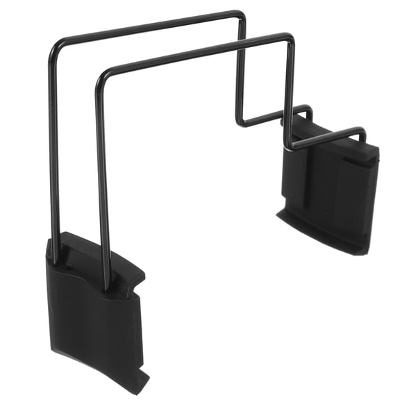 DINHEAROM 1Pack Violin Bow Straightener for Posture Correction with Black Alloy and Rubber 5.1x1.5x4.8in