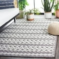 thumbnail image 3 of SAFAVIEH Cabana Ethan Geometric Indoor/Outdoor Area Rug, Black/Grey Ivory, 4' x 6', 3 of 14