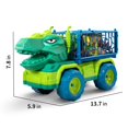thumbnail image 2 of Camión de transporte de dinosaurios MAGICDINOSAUR T-rex con figuras y alfombrilla, 2 of 5