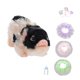 thumbnail image 2 of Muñeca Reborn, adorable mini cerdito realista, regalo de cumpleaños ideal, mascota para juegos de rol, Blanco y negro, 2 of 9