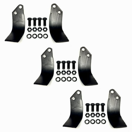 POWER PRODUCTS 6PCS Replace King Kutter TG & TG-G Tiller Tine Blade RH/LH 3 Right 3 Left 505006