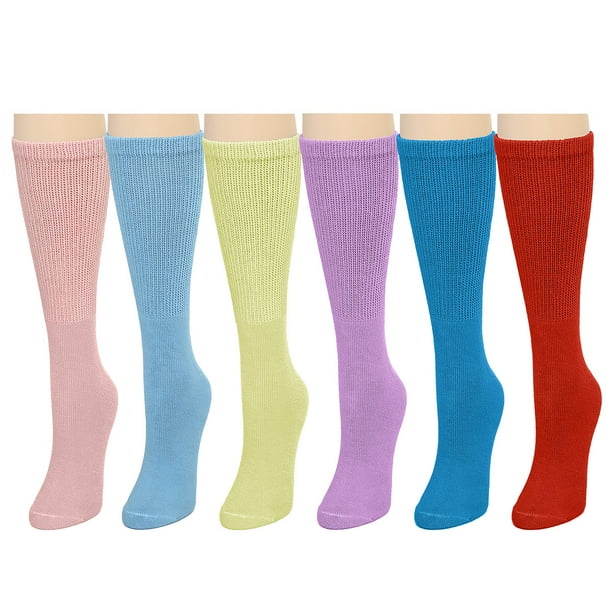 Falari Women Diabetic Socks for Diabetes Edema and Circulatory Loose