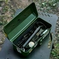 thumbnail image 3 of Outdoor Tools Storage Box Portable Camping Picnic Hand Box Metal Tools Storage Box with Handle Sundries Storage Box, 3 of 5