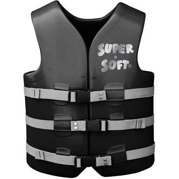 TRC Recreation Adult Super Soft USCG Vest Small - Black