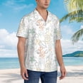 thumbnail image 2 of Lsque Sea Animals pattern Hawaiian Shirt for Men, Unisex Summer Beach Casual Short Sleeve Button Down Shirts-3X-Large, 2 of 9