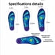 thumbnail image 2 of Plantillas magnéticas para zapatos con soporte en arco azules M 8-11, 2 of 6