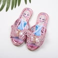thumbnail image 1 of Zapatillas de princesa Elsa de Disney, sandalias y zapatillas de verano para niñas, para interiores y exteriores, antideslizantes, de fondo suave, plantilla drag31 de 19,8 CM Gao Jinjia LED, 1 of 2