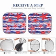 thumbnail image 6 of Haiem Sea Stars Car Windshield Sun Shade (2 Pieces) Foldable Windshield Sun Shade Car Accessories for Truck SUV Pickup-Medium, 6 of 7