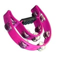 thumbnail image 4 of Musical Percussion Tambourine, Lightweight Sturdy Creativity And Imagination Inspiring Hand Tambourine Bell Handle Design Plastic  For Concert, 4 of 8