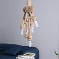 thumbnail image 3 of Suspension vintage à 5 têtes en corde de chanvre pour lampe rétro, base E27, 3 of 4