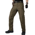thumbnail image 1 of Pantalones FREE SOLDIER resistentes al agua para hombre, tácticos, color verde militar, 1 of 7