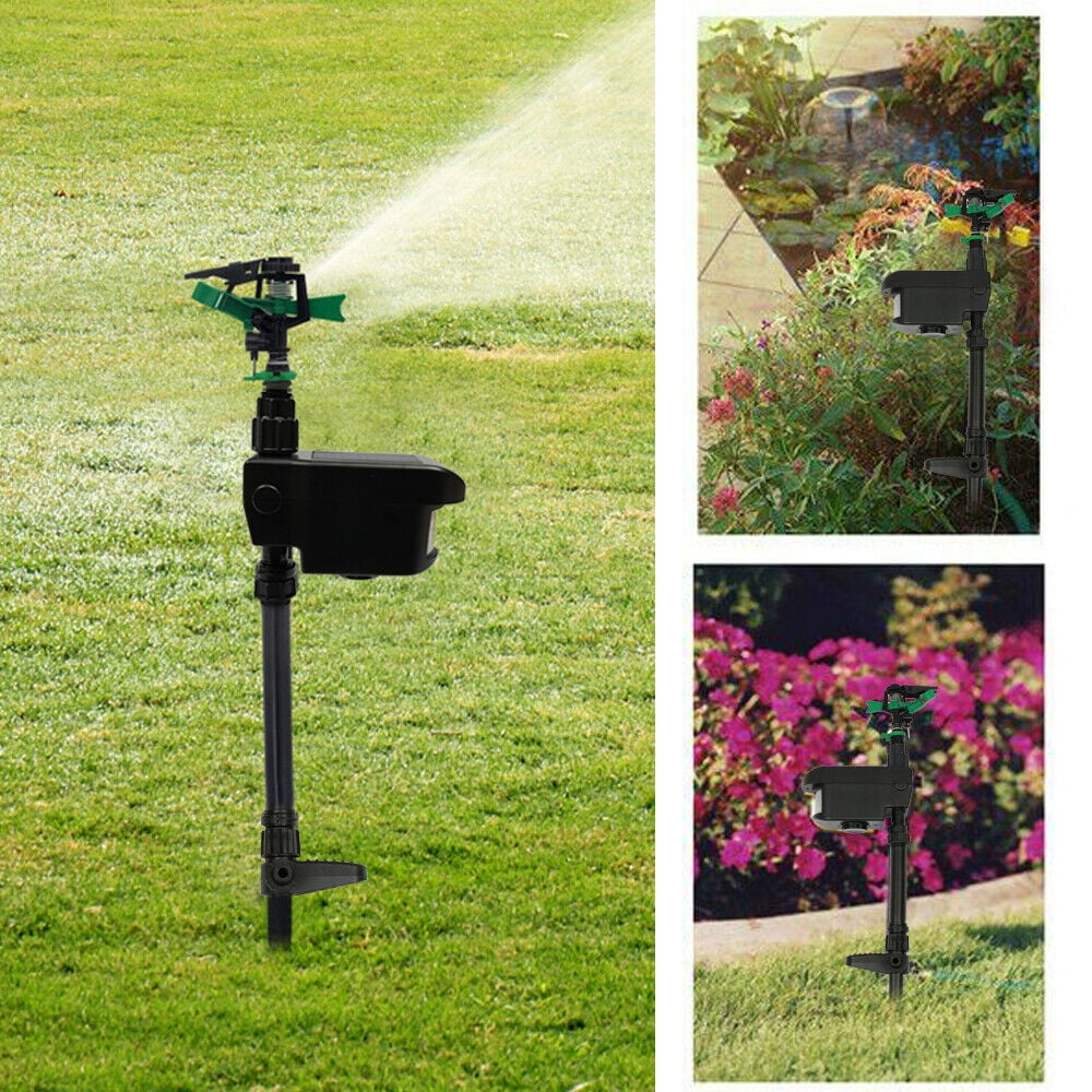 Motion Activated Pest Deterrent Sprinkler Insect Control Programmable Yard Lawn 