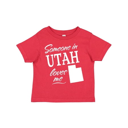 

Inktastic Someone in Utah Loves Me Gift Toddler Boy or Toddler Girl T-Shirt