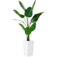 thumbnail image 3 of Artificial Potted Tree, Realistic Faux Indoor Plant with Bendable Boughs for Home Décor - Perfect for Living Room, Office, Dining Room Decor, Garden, 3 of 7