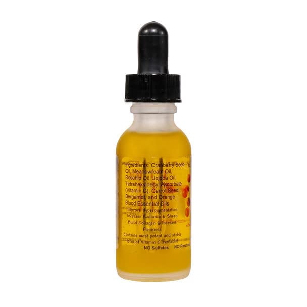Queen B Cran Serum Firming Toning Natural Face Serum with Vitamin C 1oz
