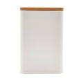 thumbnail image 1 of Canister Homecreations Metal Blanco con Tapa Bambú 1700ml, 1 of 4