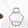 thumbnail image 2 of Black Iron Plant Stand for Storage Modern Home Decor with Geometric Design 2 Pieces, 2 of 9