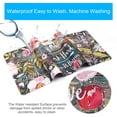 thumbnail image 5 of Desk Mat, Extended Gaming Cute Mouse Pad 35.4" x 15.7" XXL Laptop Beauty Mousepad with Stitched Edges Non Slip Base, Waterproof Computer Desk Pad for Office, Home, Girls, Men(Floral Wreath), 5 of 6