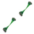 thumbnail image 4 of Justharion 20pcs Anti -bite Fishing Line Wire with Swivel Core Fishing Connecting Wire green 20cm 2Set, 4 of 6