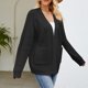 thumbnail image 4 of Suéter Damen-Oberbekleidung, elegant, weich, weicher Strick, lässig, Herbst und Winter (Schwarz, XL) Ygjytge Negro T XL para Mujer, 4 of 7