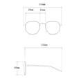 thumbnail image 4 of Yunhgft Sunglasses, UV , Retro Asymmetric Unisex Novelty Eyewear, Funny Glasses for White, 4 of 8