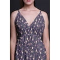 thumbnail image 2 of Bimba Floral Ladies Long Floral PrintÂ&nbsp;Dress Spaghetti Strap V Neck Maxi Beach Wear-Medium, 2 of 4