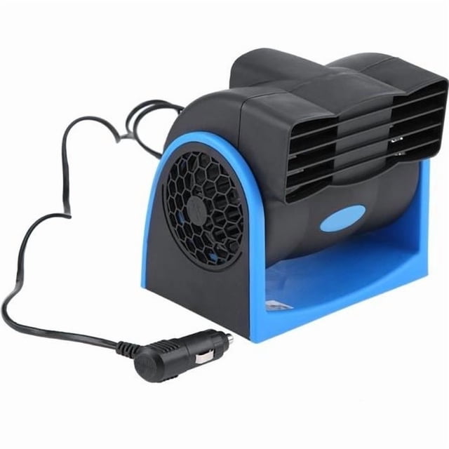 12V Mini Car Auto Vehicle Fan Adjustable Speed Silent Air Conditioner -BOH