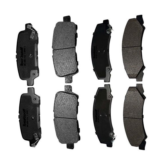 BST BSSP Front and Rear Ceramic Brake Pads P-1159 P-999, D1159 D999 Replacement for 2011 2012 2013 Chevy Impala for 2014-2016 Chevy Impala Limited
