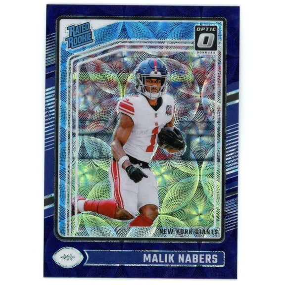 NFL 2024 Panini Donruss Optic Football Purple Scope Malik Nabers #271 [Rookie]