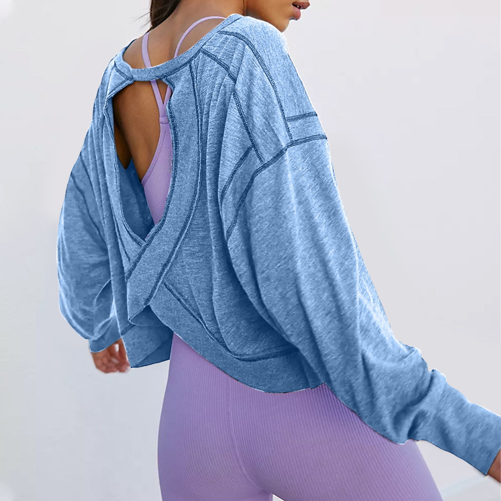 womens tunic workout tops