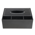 thumbnail image 1 of Servilleta rectangular de piel sintética para pañuelos faciales, para decoración de coches y automóviles. S negro, 1 of 9