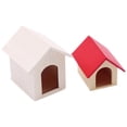 thumbnail image 1 of 2 Pcs Maison de Poupée Miniature Chenils pour Chiots Jouets Décorations pour Enfants, 1 of 5