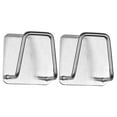 thumbnail image 5 of OUNONA  2 Pcs Stainless Steel Storage Rack Sink Kitchen Sponge Holder Silver, 5 of 8