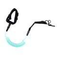 thumbnail image 1 of Correa para tabla de surf Sunnimix 5 Pies En Espiral Stand UP Paddle 7 mm color azul claro, 1 of 6