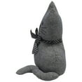 thumbnail image 5 of Elements 9-inch Gray Polyester Laying Cat Door Stopper, 5 of 12