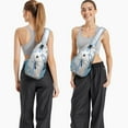 thumbnail image 2 of Vintage Starfish and Seashells Sling Backpack with Mermaid and Anchor Nautical Print, Lightweight Crossbody Daypack with Adjustable Strap, Multiple Compartments for Beach and Seaside Use, 2 of 3