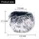 thumbnail image 3 of Sunmns - Funda para parabrisas peluda compatible con micrófono Yeti azul, 3 of 5