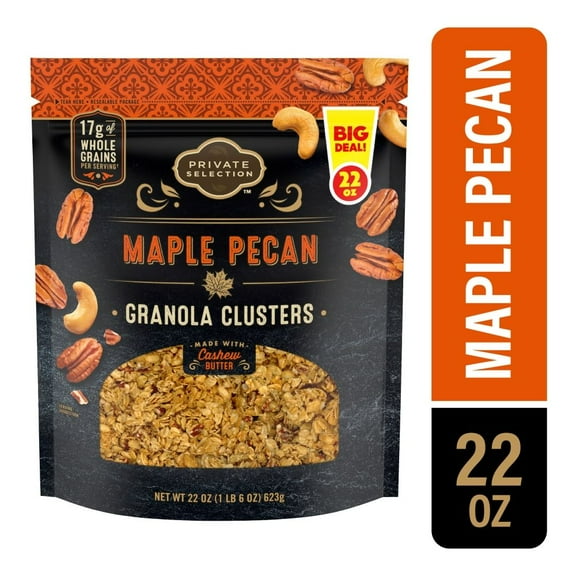 Private Selection Maple Pecan Granola Cereal Clusters 22 oz - Pack of 3