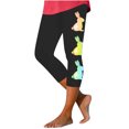 thumbnail image 1 of Pantalones de Ajuste Seco de la Moda de las Mujeres Imprimidas Leggings, Deporte de Yoga Elástico de Poliéster Elástico Respirable, 1 of 6