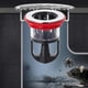 thumbnail image 1 of Filtro de olores para desagües, cubierta para desagües, filtro de núcleo grande, bloqueador de insectos voladores, desagüe de baño, marco de metal, para baño, 1 of 9