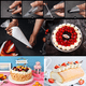 thumbnail image 4 of Mangas pasteleras desechables de 12 pulgadas, 100 bolsas de repostería antiexplosión, ideales para decoración de pasteles y galletas, 4 of 5